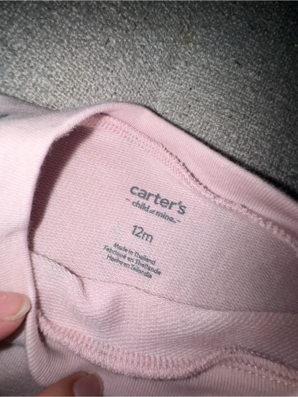 Carters soft pink